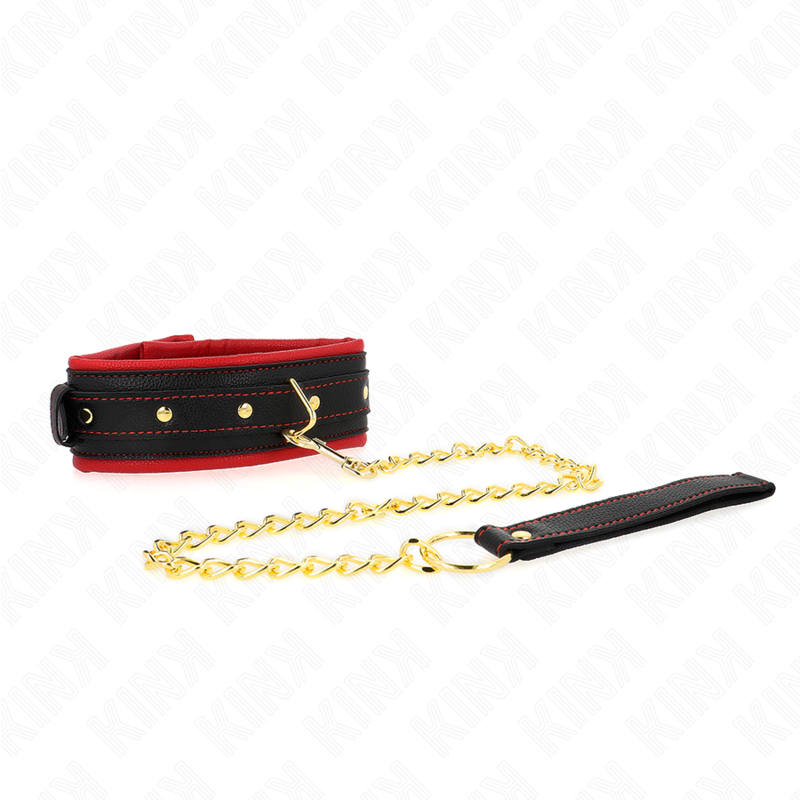 KINK - HALSBAND MIT SCHLICHTER STOFFLEINE VERSTELLBAR 33-48 CM X 5.7 CM
