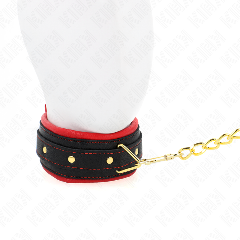 KINK - HALSBAND MIT SCHLICHTER STOFFLEINE VERSTELLBAR 33-48 CM X 5.7 CM