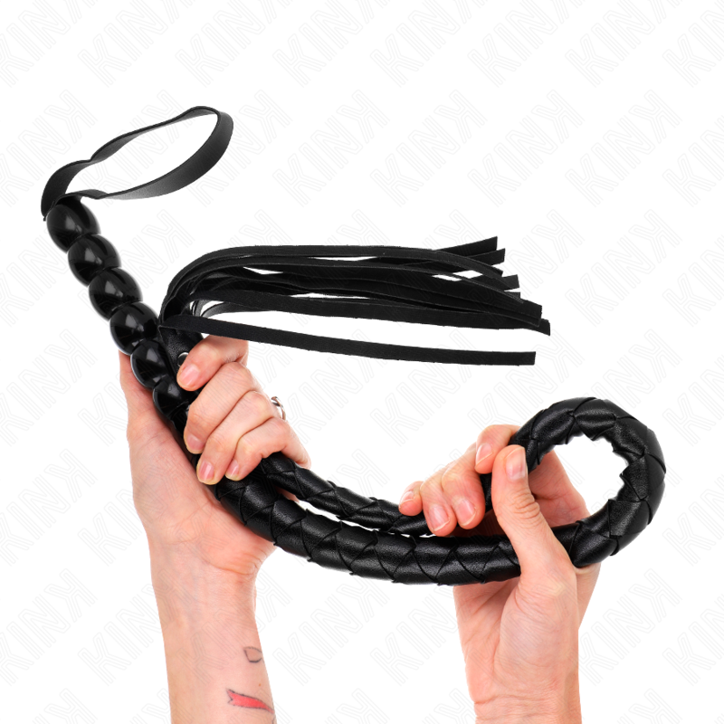 KINK - PEITSCHE MIT PERLENSCHLANGE 80 CM