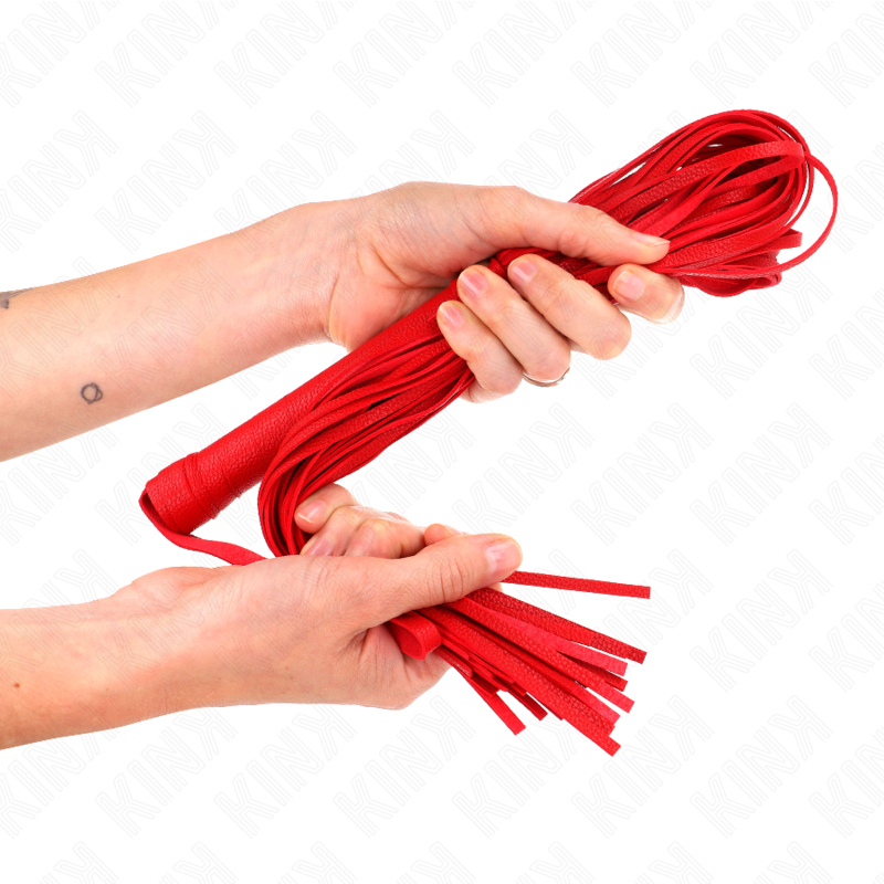 KINK - ROTE WEICHE PVC-PEITSCHE 70 CM