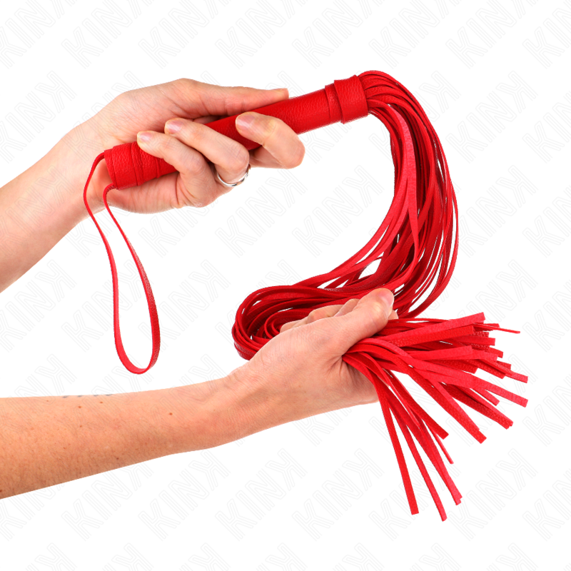KINK - ROTE WEICHE PVC-PEITSCHE 70 CM