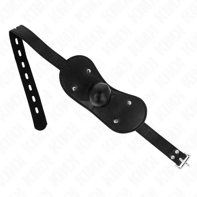 KINK - BALLKNEBEL-GESICHTSMASKE MIT SCHLOSS VERSTELLBAR 42-60 CM