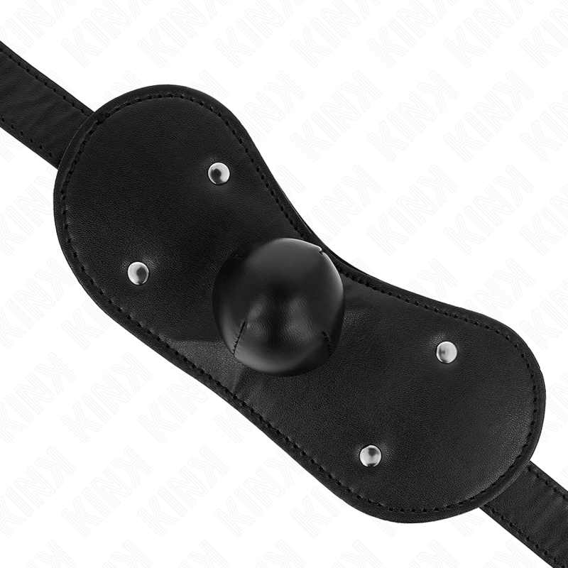 KINK - BALLKNEBEL-GESICHTSMASKE MIT SCHLOSS VERSTELLBAR 42-60 CM