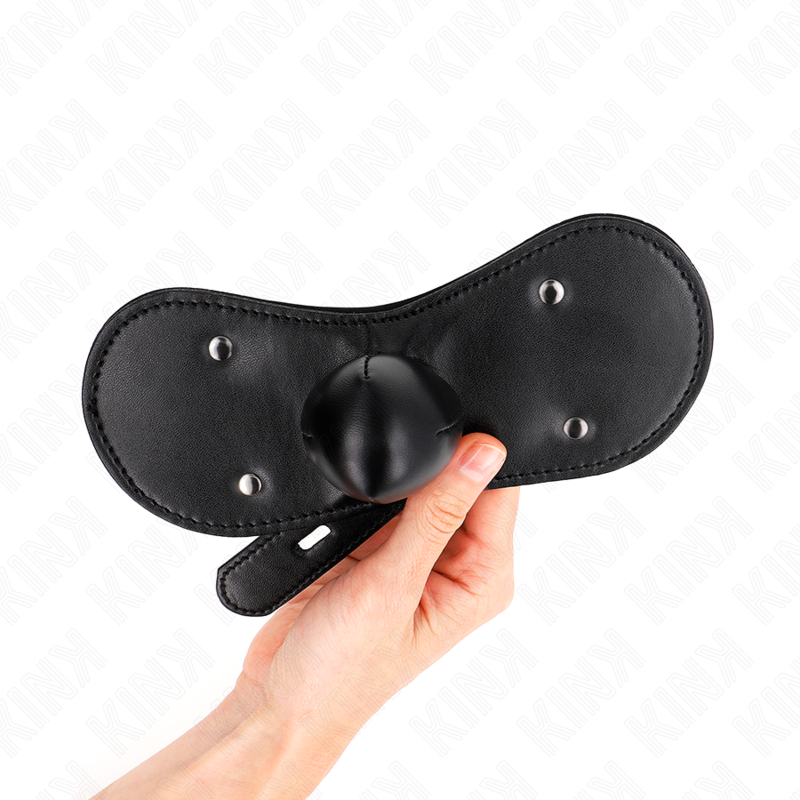 KINK - BALLKNEBEL-GESICHTSMASKE MIT SCHLOSS VERSTELLBAR 42-60 CM