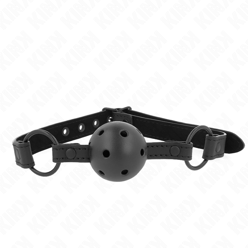 KINK - NEOPREN BALLKNEBEL 4,5 CM RIEMEN 63,5 X 2 CM EINSTELLBAR 41 X 59 CM