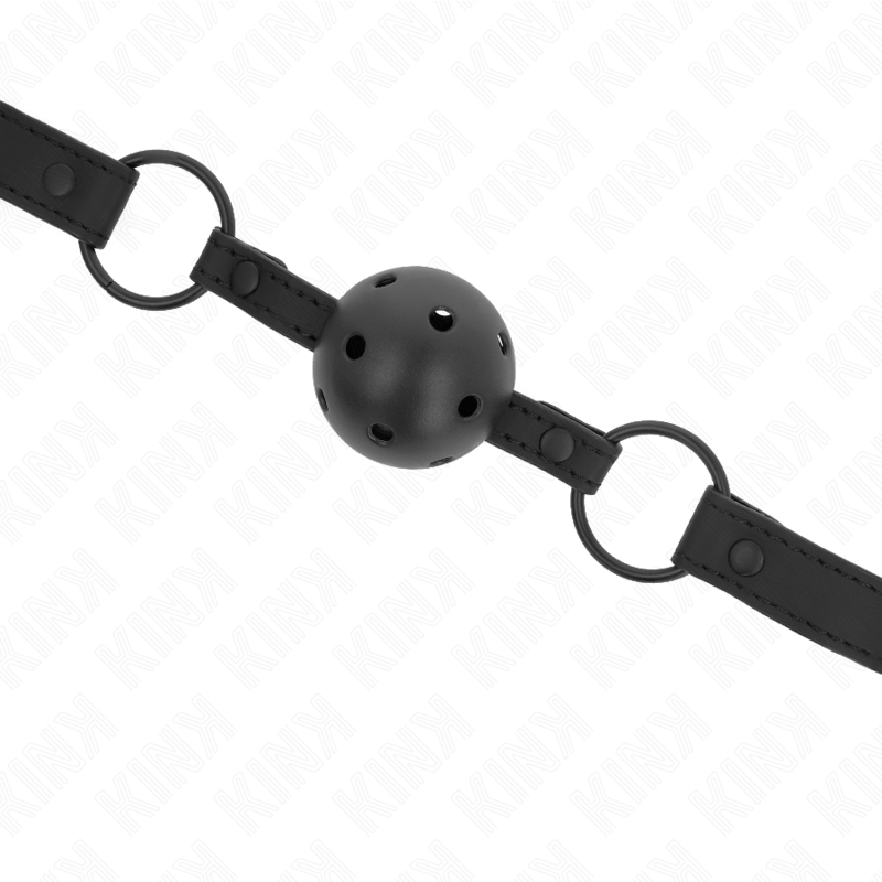KINK - NEOPREN BALLKNEBEL 4,5 CM RIEMEN 63,5 X 2 CM EINSTELLBAR 41 X 59 CM