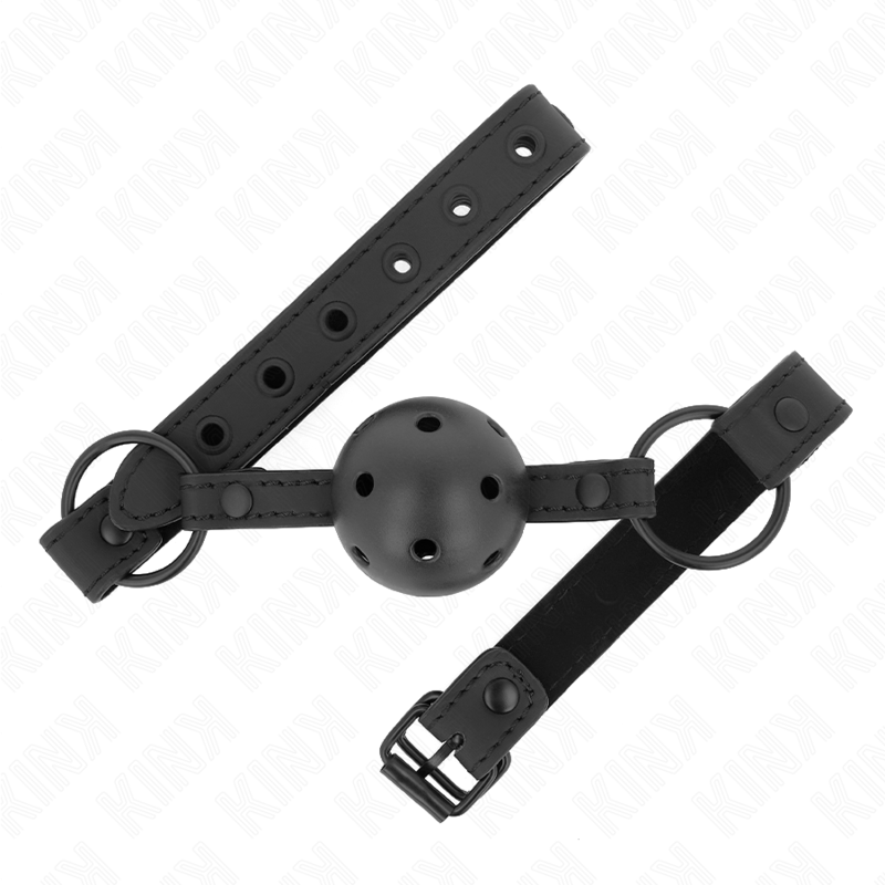 KINK - NEOPREN BALLKNEBEL 4,5 CM RIEMEN 63,5 X 2 CM EINSTELLBAR 41 X 59 CM