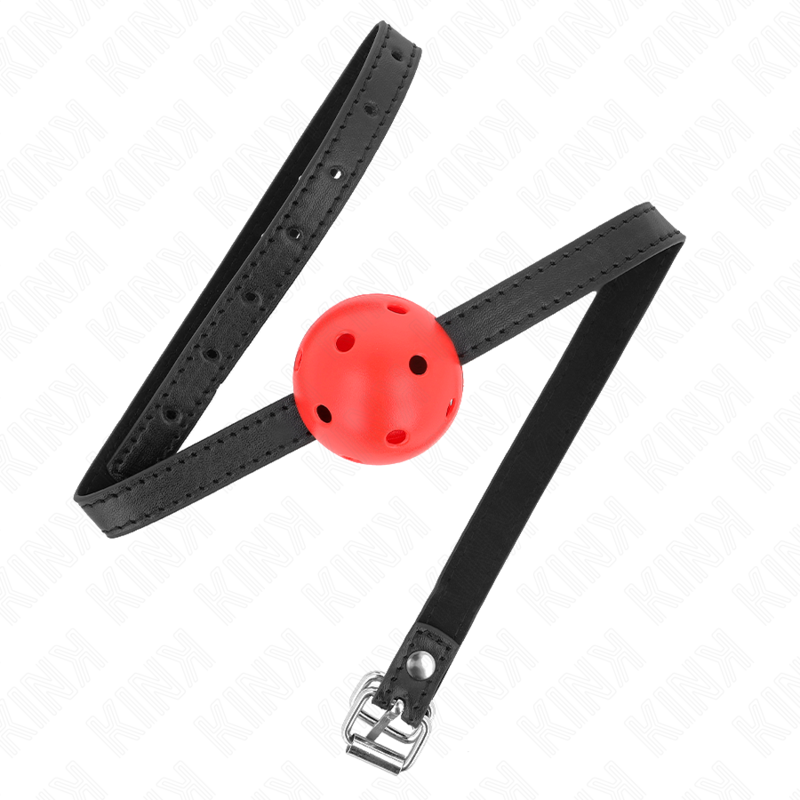 KINK - SIMPLICITY ROT ATMUNGSAKTIVER 4,5 CM KNEBELBALL 62 x 1,5 CM