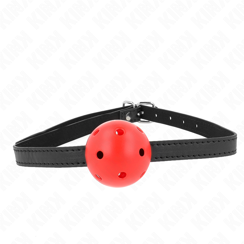 KINK - SIMPLICITY ROT ATMUNGSAKTIVER 4,5 CM KNEBELBALL 62 x 1,5 CM