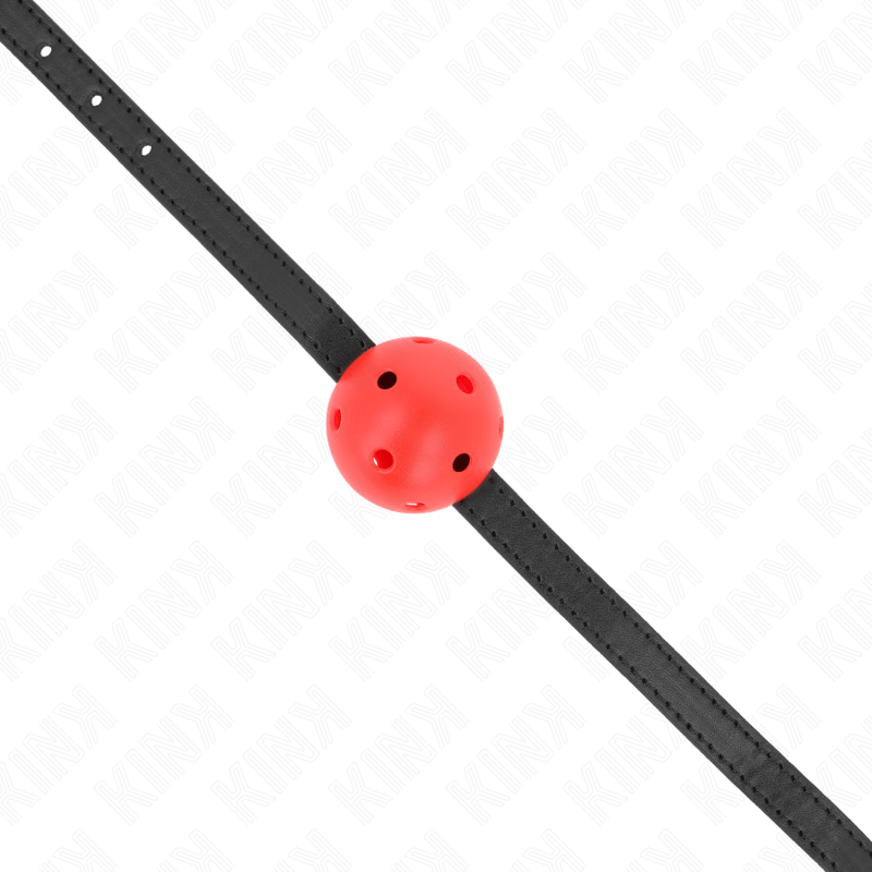 KINK - SIMPLICITY ROT ATMUNGSAKTIVER 4,5 CM KNEBELBALL 62 x 1,5 CM