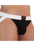 BURN - 004 JOCK GLÄNZEND SCHWARZ / WEISS S