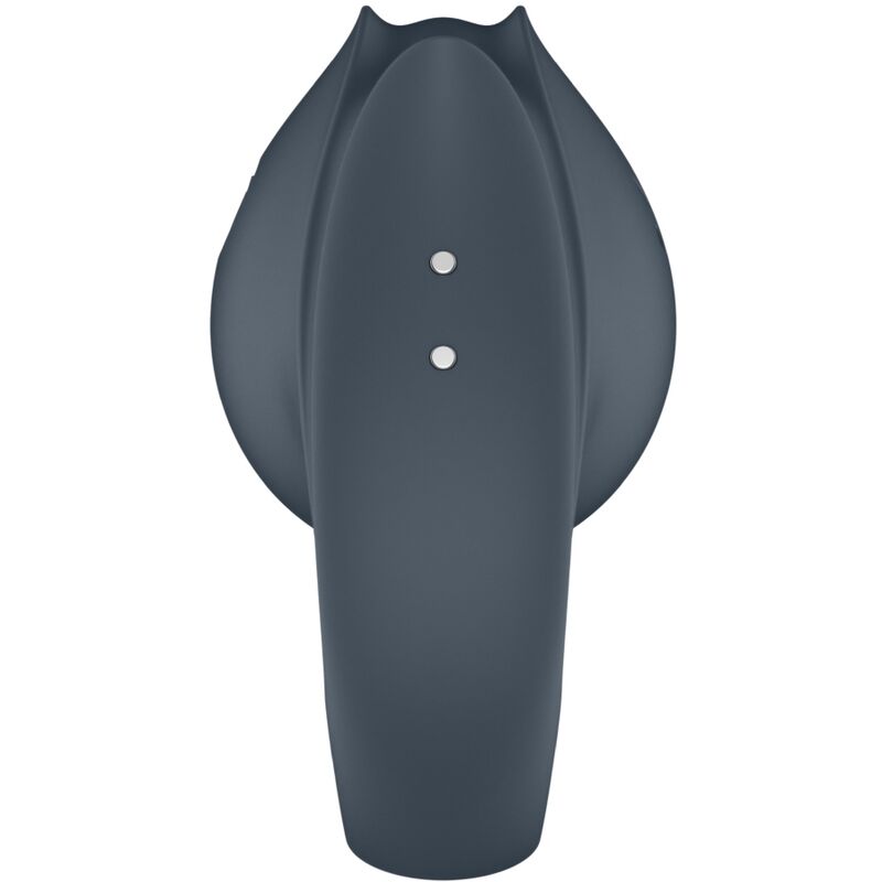 SATISFYER - PERFECT PAIR 2 MULTISensory Device 2 IN 1 PENIS RING AND FINGER STIMULATOR GREY