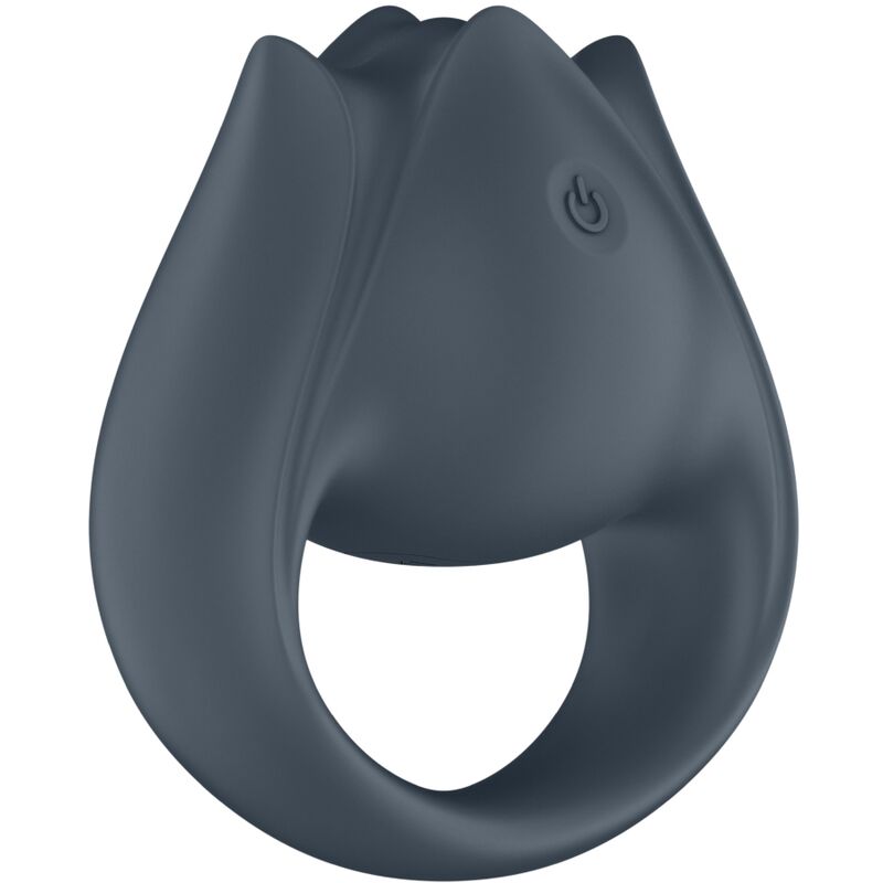 SATISFYER - PERFECT PAIR 2 MULTISensory Device 2 IN 1 PENIS RING AND FINGER STIMULATOR GREY