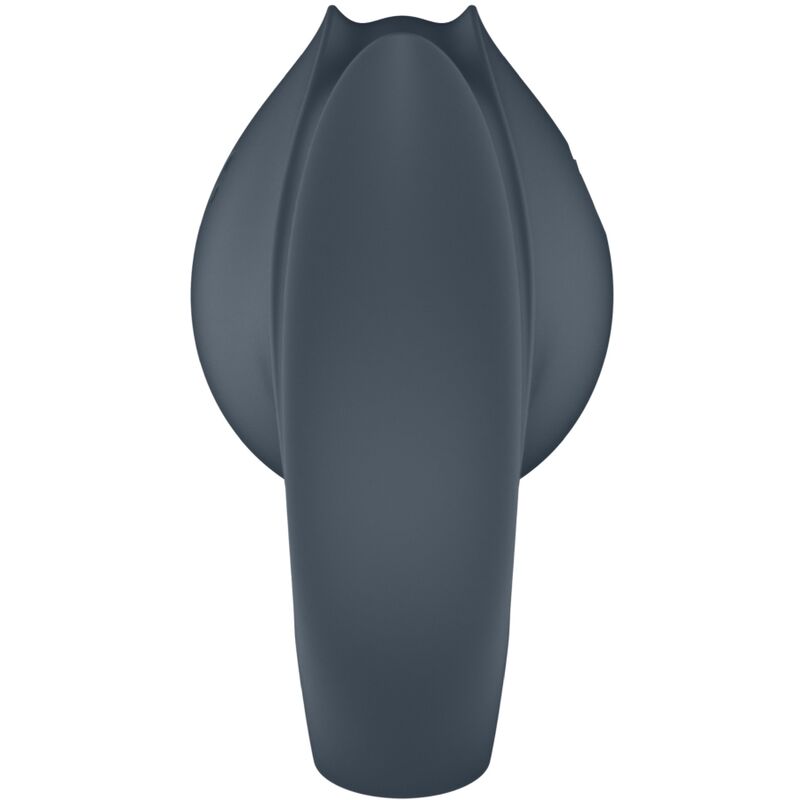 SATISFYER - PERFECT PAIR 2 MULTISensory Device 2 IN 1 PENIS RING AND FINGER STIMULATOR GREY