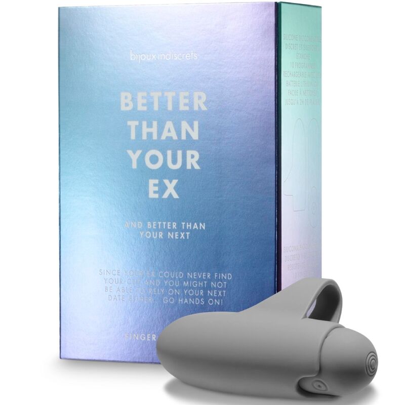 BIJOUX - BETTER THAN YOUR EX Sensory Device BULLET 10 VIBRATIONS GREY