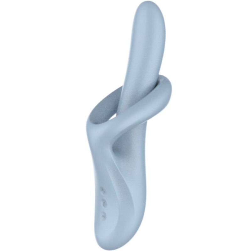 SATISFYER - HEAT FLEX 4 HEAT EFFECT Sensory Device 12 VIBRATIONS BLUE