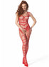 PASSION - BS 102 BODYSTOCKING RED ONE SIZE