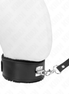 KINK – HALSKETTE MIT GÜRTEL 116 CM MIT SCHWARZEM LEDERBAND VERSTELLBAR 40-48 CM X 6 CM