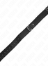 KINK - HALSBAND MIT GÜRTEL 116 CM SCHWARZES RIEMEN VERSTELLBAR 32-50 CM X 8 CM