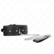 KINK - HALSBAND MIT GLÄNZENDEM SCHNALLENRIEMEN 65 CM 48.5 CM X 5.3 CM