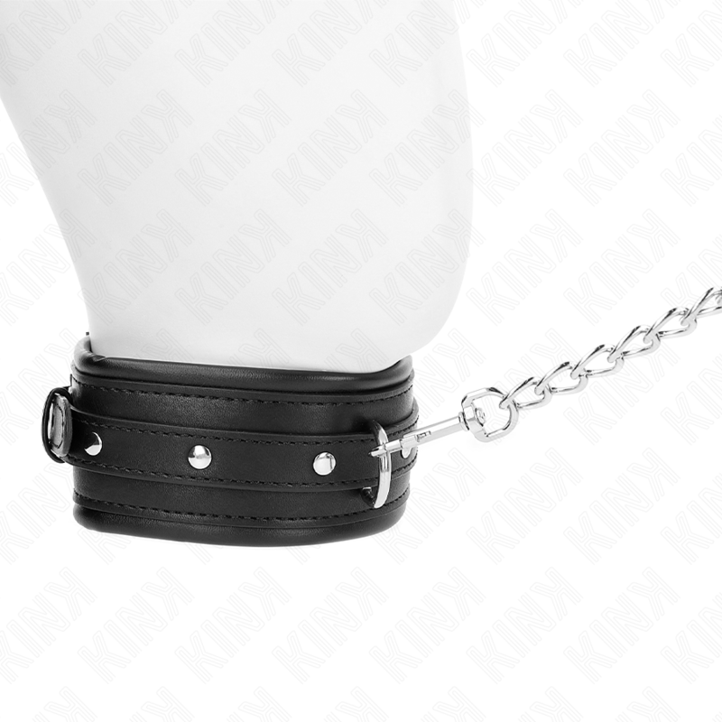 KINK - HALSBAND MIT GLÄNZENDEM SCHNALLENRIEMEN 65 CM 48.5 CM X 5.3 CM