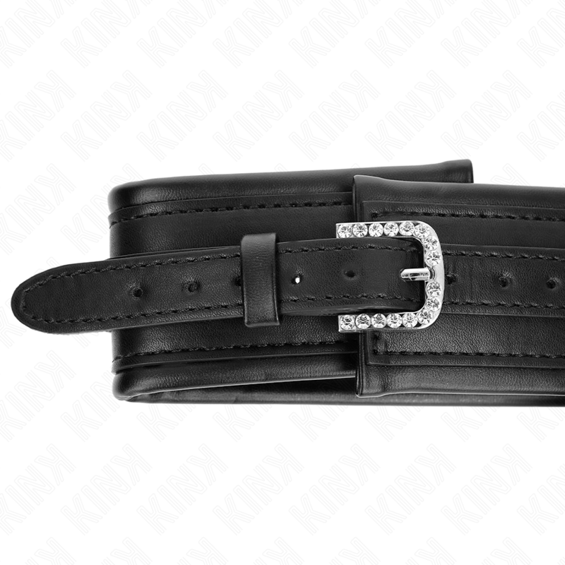 KINK - HALSBAND MIT GLÄNZENDEM SCHNALLENRIEMEN 65 CM 48.5 CM X 5.3 CM
