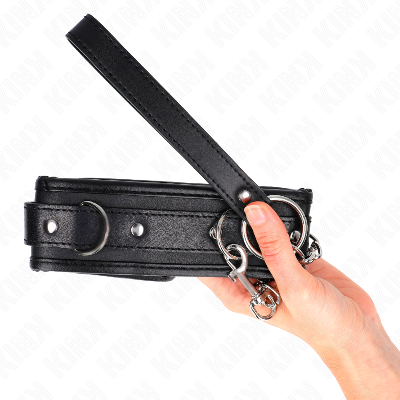 KINK - BASIC MODELL HALSBAND MIT LEINE 65 CM MODELL 1 53 X 6 CM