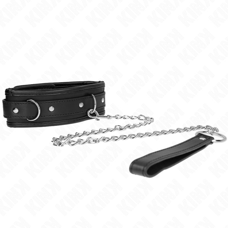 KINK - BASIC MODELL HALSBAND MIT LEINE 65 CM MODELL 1 53 X 6 CM