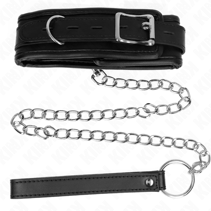 KINK - BASIC MODELL HALSBAND MIT LEINE 65 CM MODELL 1 53 X 6 CM