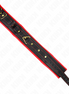 KINK - HALSKETTE MIT SCHWAMM-KUNSTLEDERBAND MODELL 2 VERSTELLBAR 37-54 CM X 3 CM