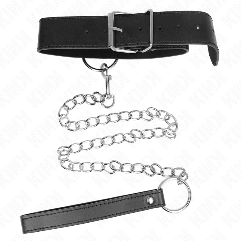 KINK - BASIC MODELL HALSBAND MIT LEINE MODELL 4 VERSTELLBAR 36-43 CM