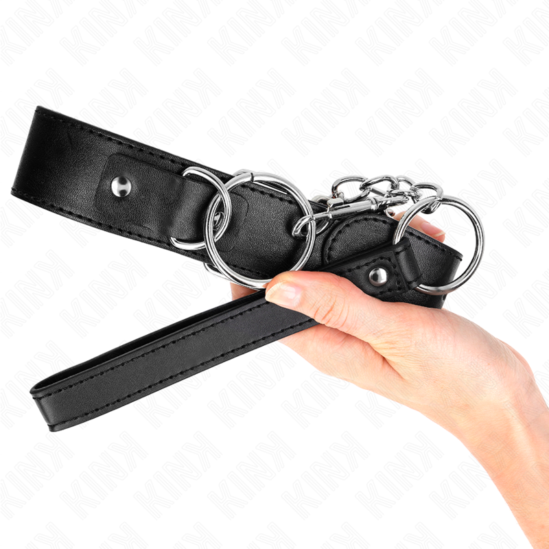 KINK - BASIC MODELL HALSBAND MIT LEINE MODELL 4 VERSTELLBAR 36-43 CM