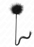 KINK - SILIKONPEITSCHE MIT FEDERN ZUM KITTLEN 47 CM