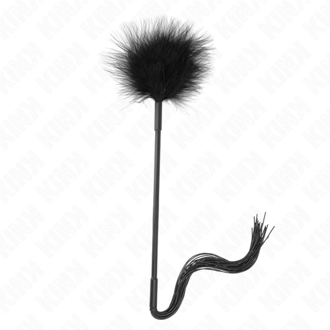 KINK - SILIKONPEITSCHE MIT FEDERN ZUM KITTLEN 47 CM