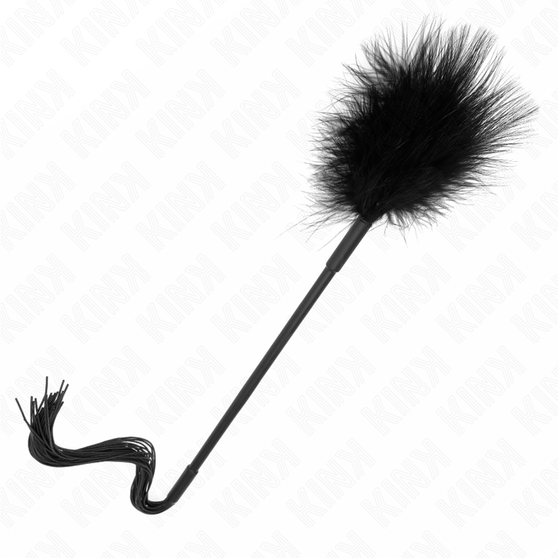 KINK - SILIKONPEITSCHE MIT FEDERN ZUM KITTLEN 47 CM