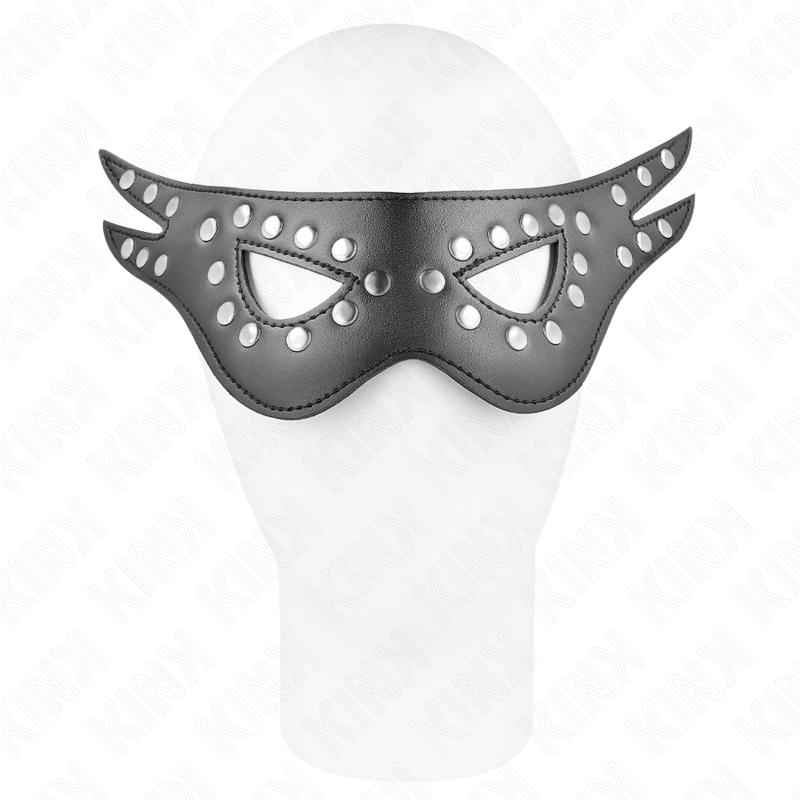 KINK - MASKE AUS SEXY LEDERIMITAT MODELL 1 27 x 13 CM