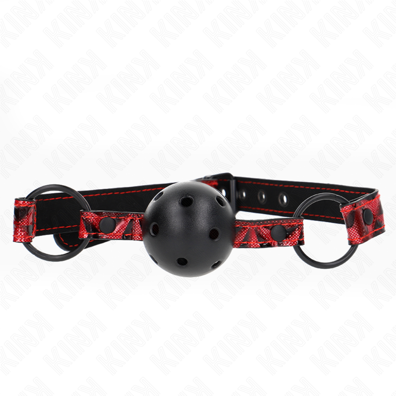 KINK - DIAMANTMUSTER BALL 4.5 CM KNEBEL MODELL 2 64.5 CM VERSTELLBAR 42-60 CM
