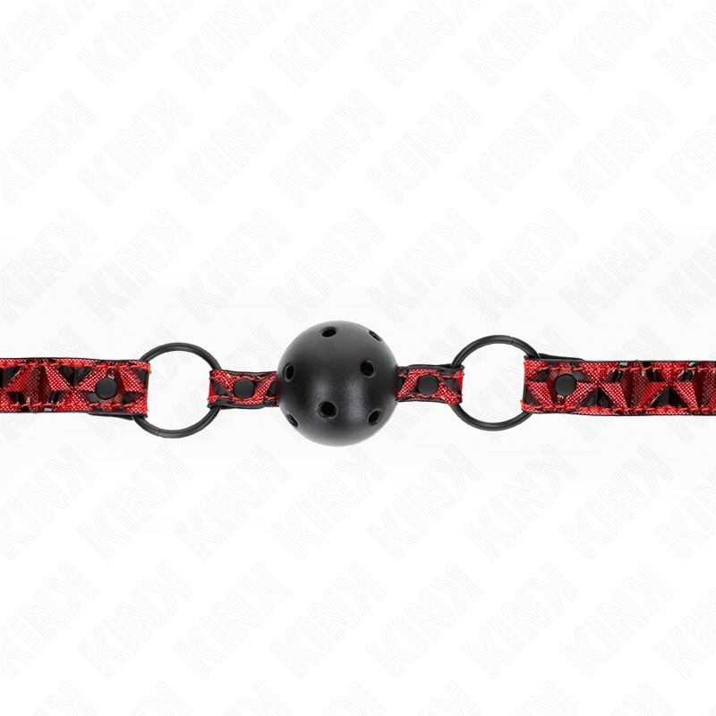 KINK - DIAMANTMUSTER BALL 4.5 CM KNEBEL MODELL 2 64.5 CM VERSTELLBAR 42-60 CM
