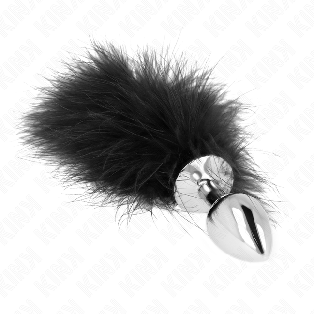 KINK - EDELSTAHL ANALPLUG 11 x 7 CM MIT FEDER 11 CM