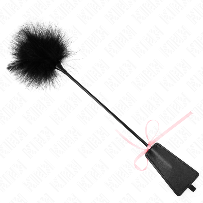 KINK – KITZELFEDERN MIT ROSAFARBENER SCHLEIFE 49 CM