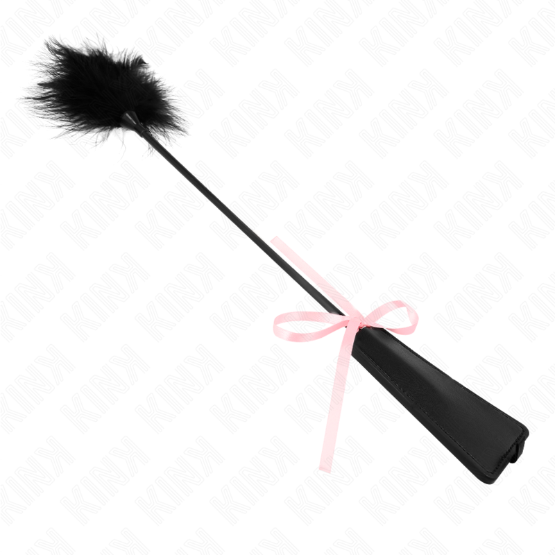 KINK – KITZELFEDERN MIT ROSAFARBENER SCHLEIFE 49 CM