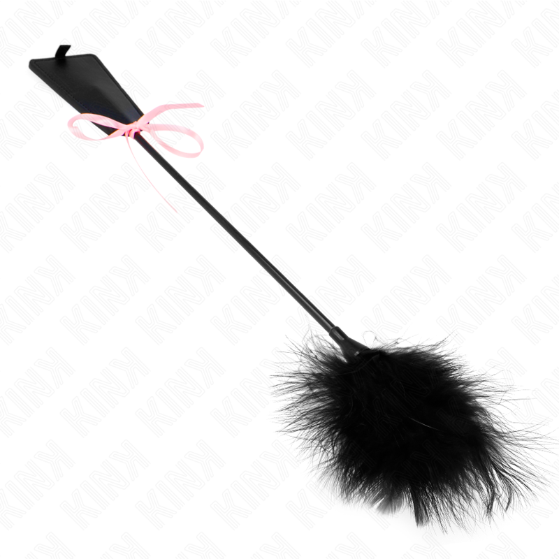 KINK – KITZELFEDERN MIT ROSAFARBENER SCHLEIFE 49 CM