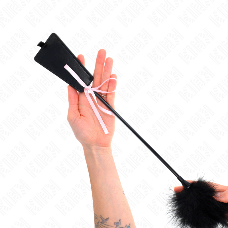 KINK – KITZELFEDERN MIT ROSAFARBENER SCHLEIFE 49 CM