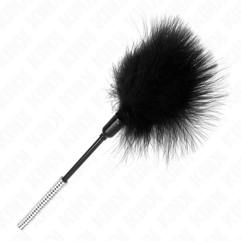 KINK - KITZELLFEDERN MIT STRASSGRIFF 27 CM
