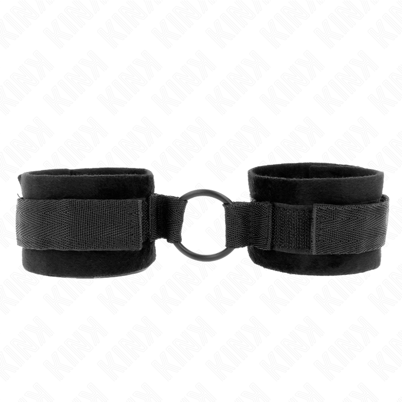 KINK - BEGINNER FELL HANDSCHELLEN 25 CM MIT O-RING 4 CM SCHWARZ VERSTELLBAR 15-25 CM