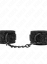 KINK - DARK LACE COVERED WRIST CUFFS ADJUSTABLE BLACK 19-26 CM