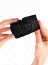 KINK - DARK LACE COVERED WRIST CUFFS NEOPRENE ADJUSTABLE BLACK 20-29 CM X 5 CM
