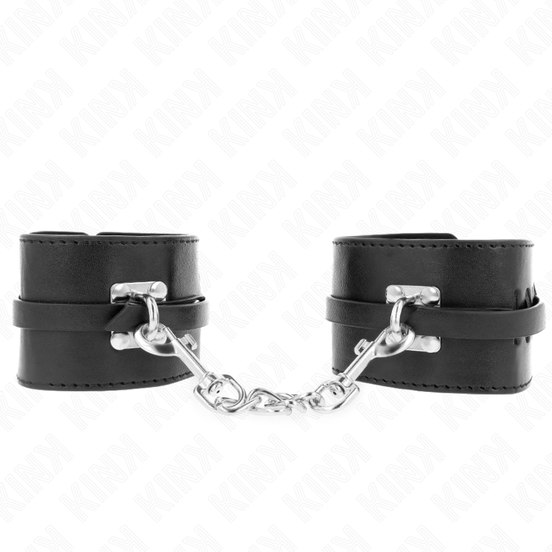 KINK - DELUXE ARMFESSELN SCHWARZ VERSTELLBAR 14,5-21 CM X 6 CM
