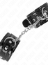 KINK - SHINY NEOPRENE WRIST CUFFS ADJUSTABLE 17-24 CM X 4.5 CM