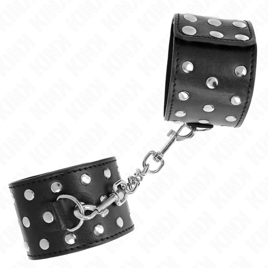 KINK - PUNK HANDGELENKFESSELN VERSTELLBAR 19-24 CM X 5.5 CM